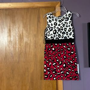 Forever 21 short dress. Runs small. More like a medium